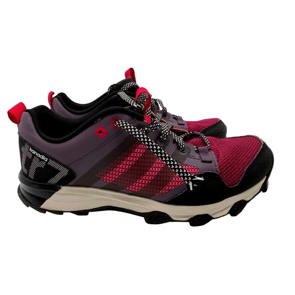 adidas Shoes - Adidas Kanadia 7 TR Trail Running Shoes Womens Size 8 Pink Purple AQ4813